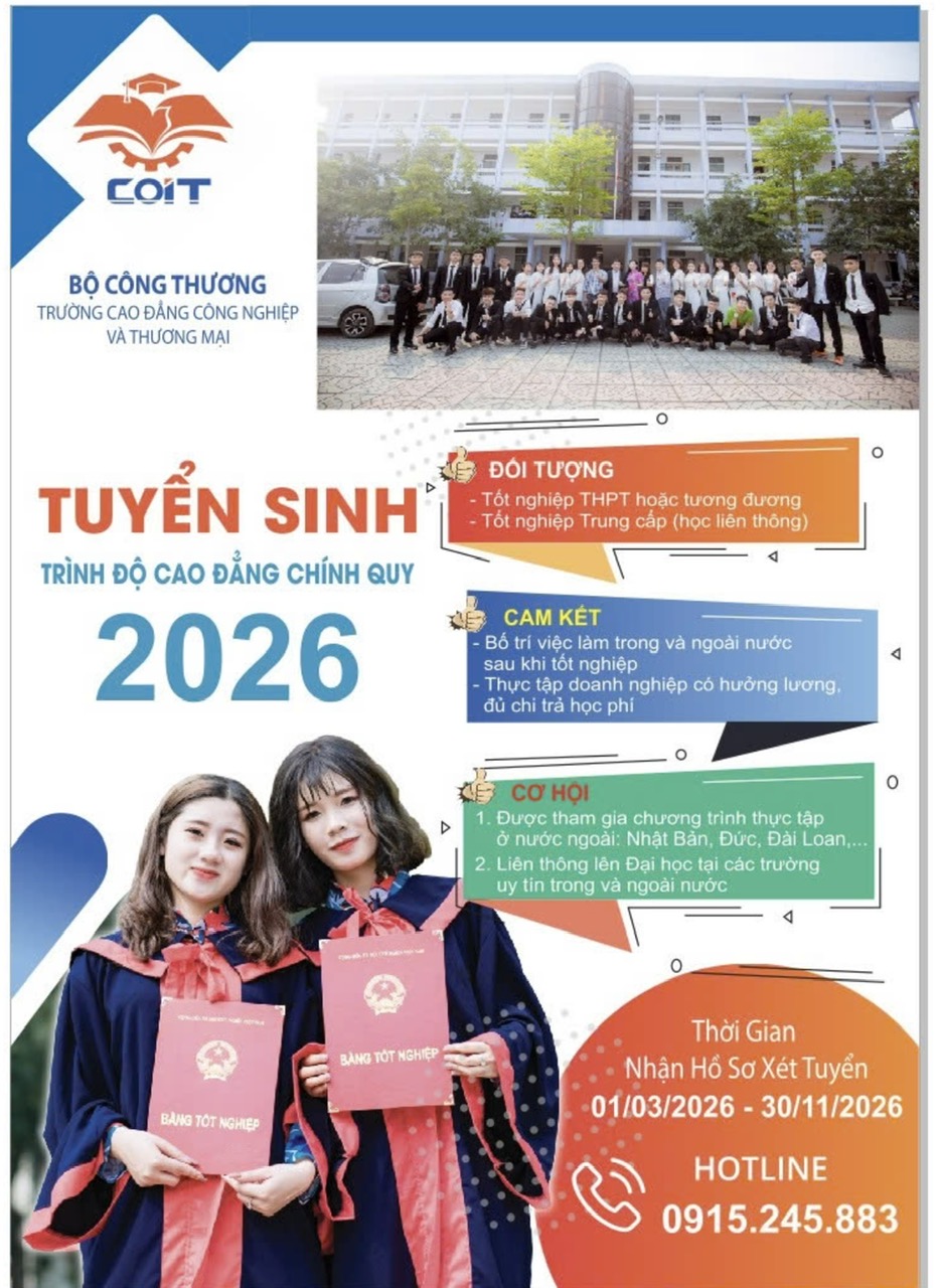 THÔNG BÁO TUYỂN SINH 2026