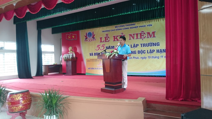 Chào mừng 55 năm ngày thành lập trường CĐ Công Nghiệp Phúc Yên, ngày nhà giáo Việt Nam